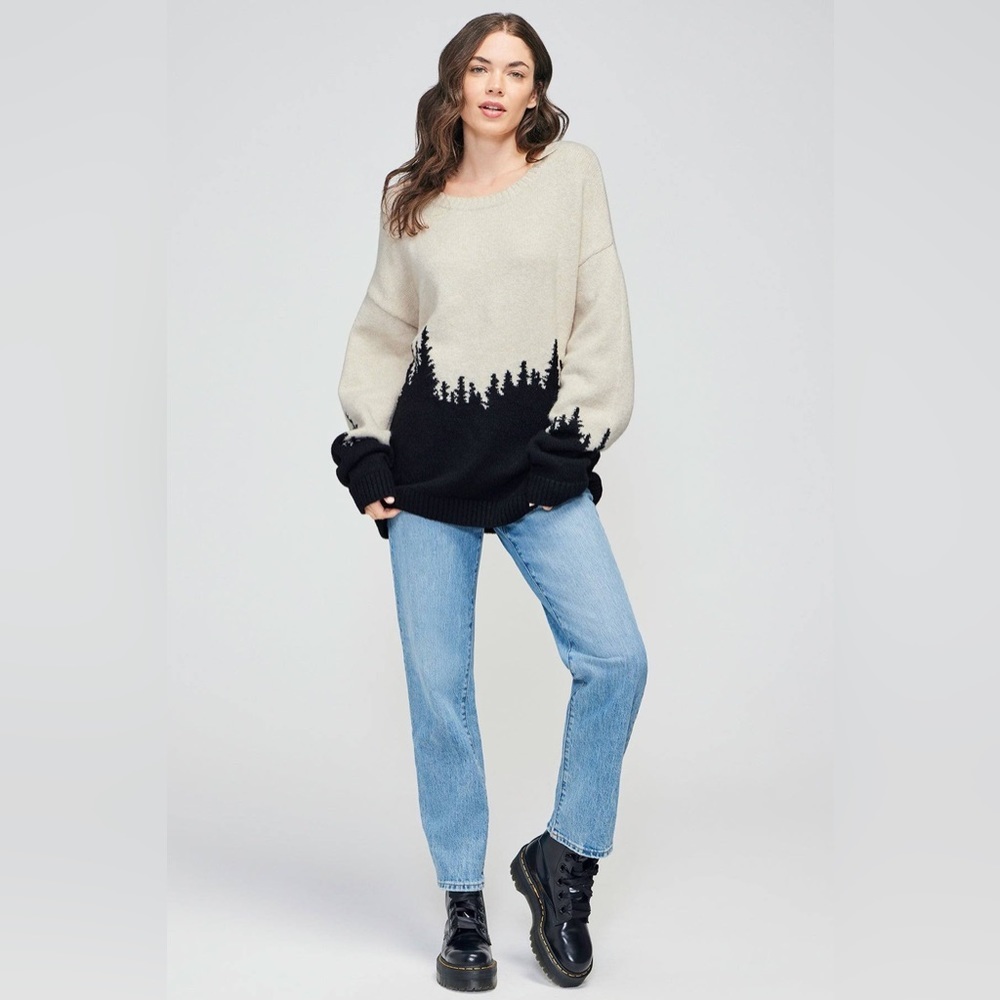 Wildfox Couture Horizon Daytrip Sweater in Rainy Day - Picture 4 of 10